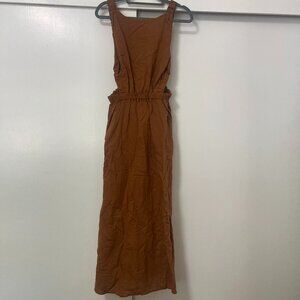 Slideshow Brown Apron Dress